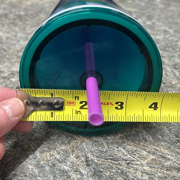 Starbucks 2022 Floral Venti Tumbler Cup with Original 24oz 710 ml Lid and Straw - Picture 10 of 10